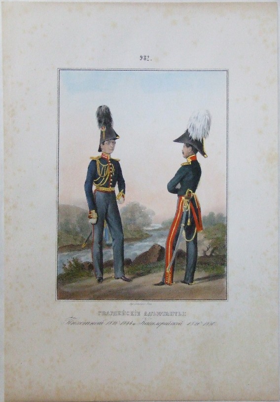 Адъютант схема цветная