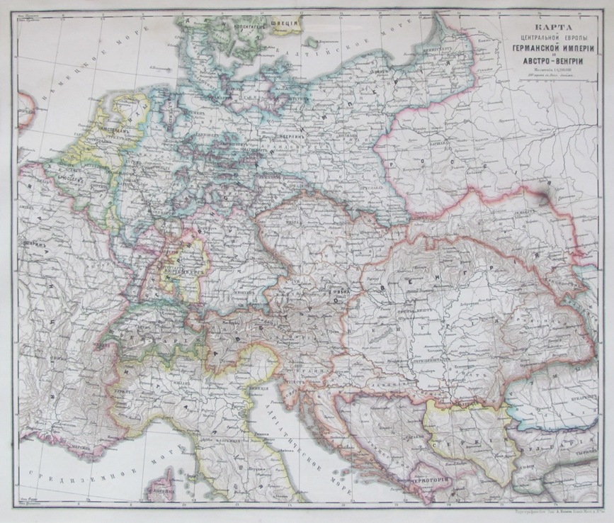 Карта австро венгрии до 1914