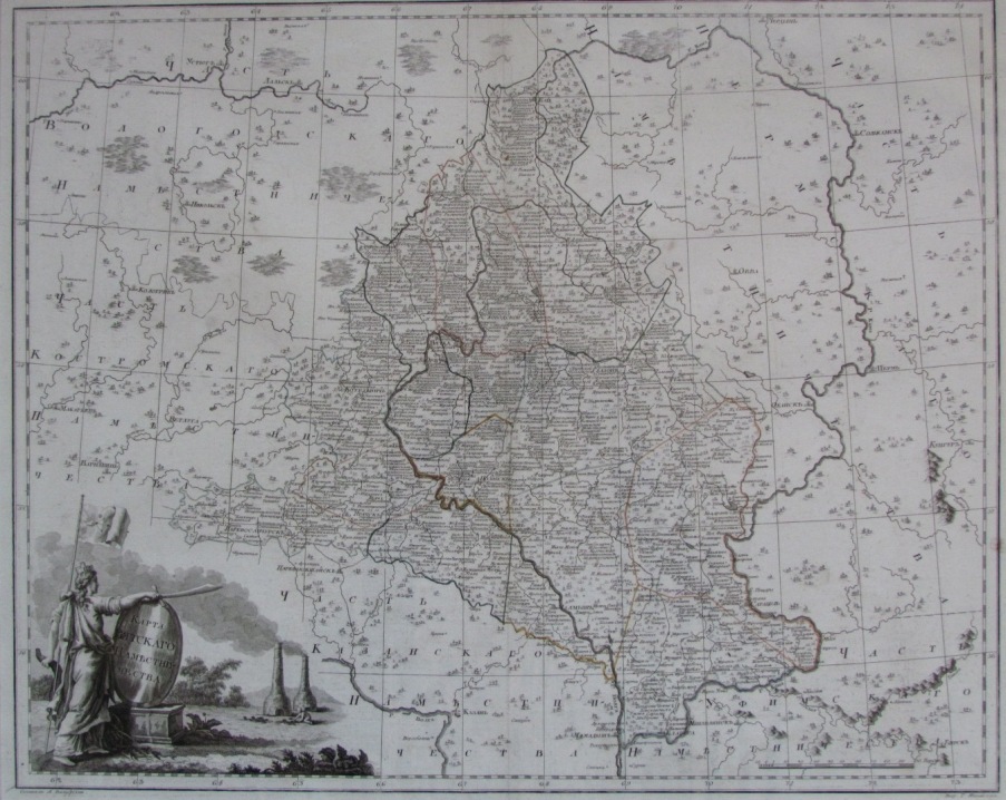Борисовская старинные гравированные карты и планы 15 18 вв