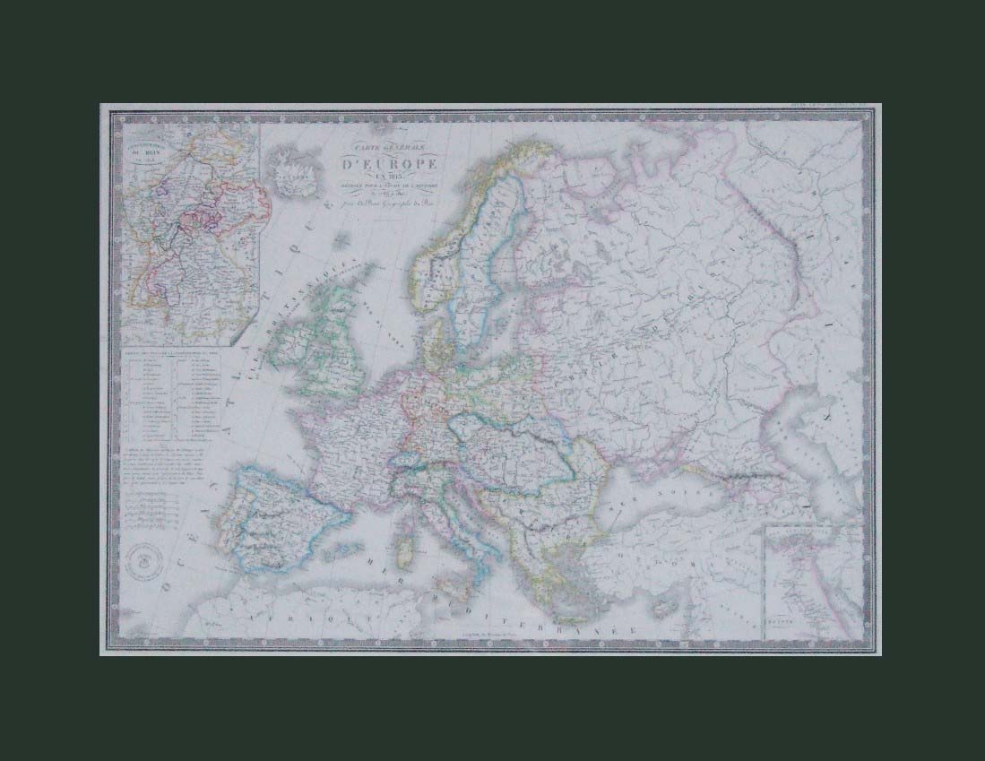 Карта европы 1890 год