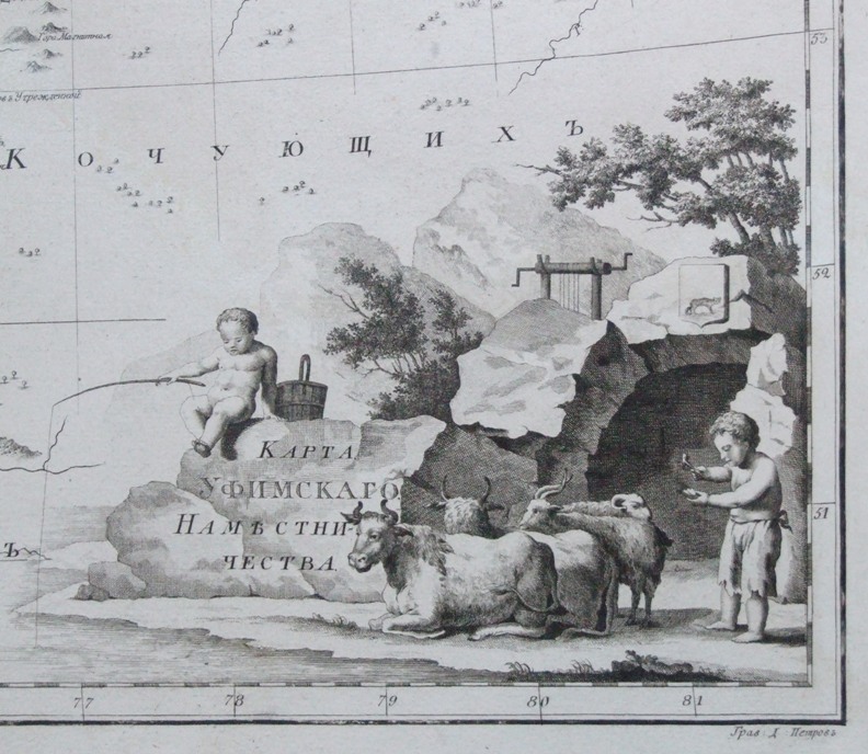 Карта уфимского наместничества 1786