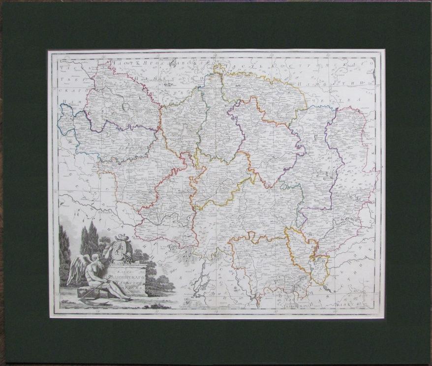 Карта уфимского наместничества 1786