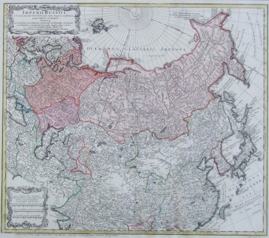 Карта европы 1740 года