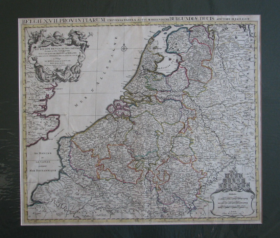 Карта европы 1750
